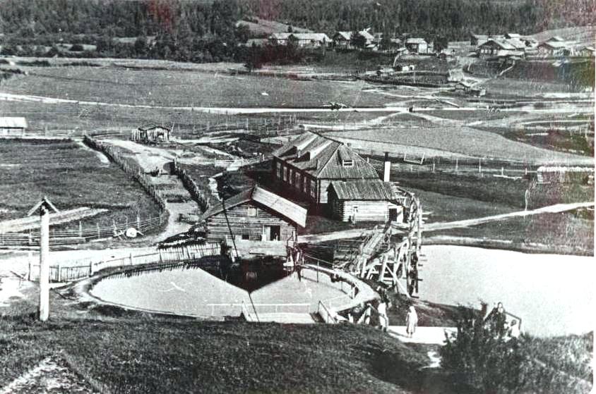 Исторический вид курорта Солониха